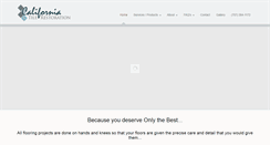Desktop Screenshot of californiatilerestoration.com