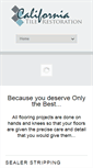 Mobile Screenshot of californiatilerestoration.com